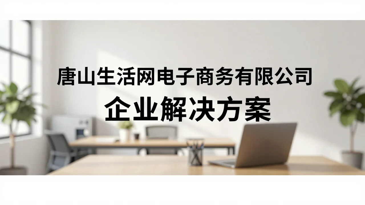 唐山生活网电子商务有限公司 首页主视觉